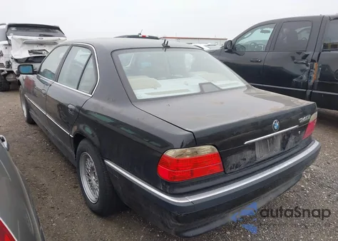 2001 BMW 740Ia из США, поврежденный, VIN WBAGG83441DN81999
